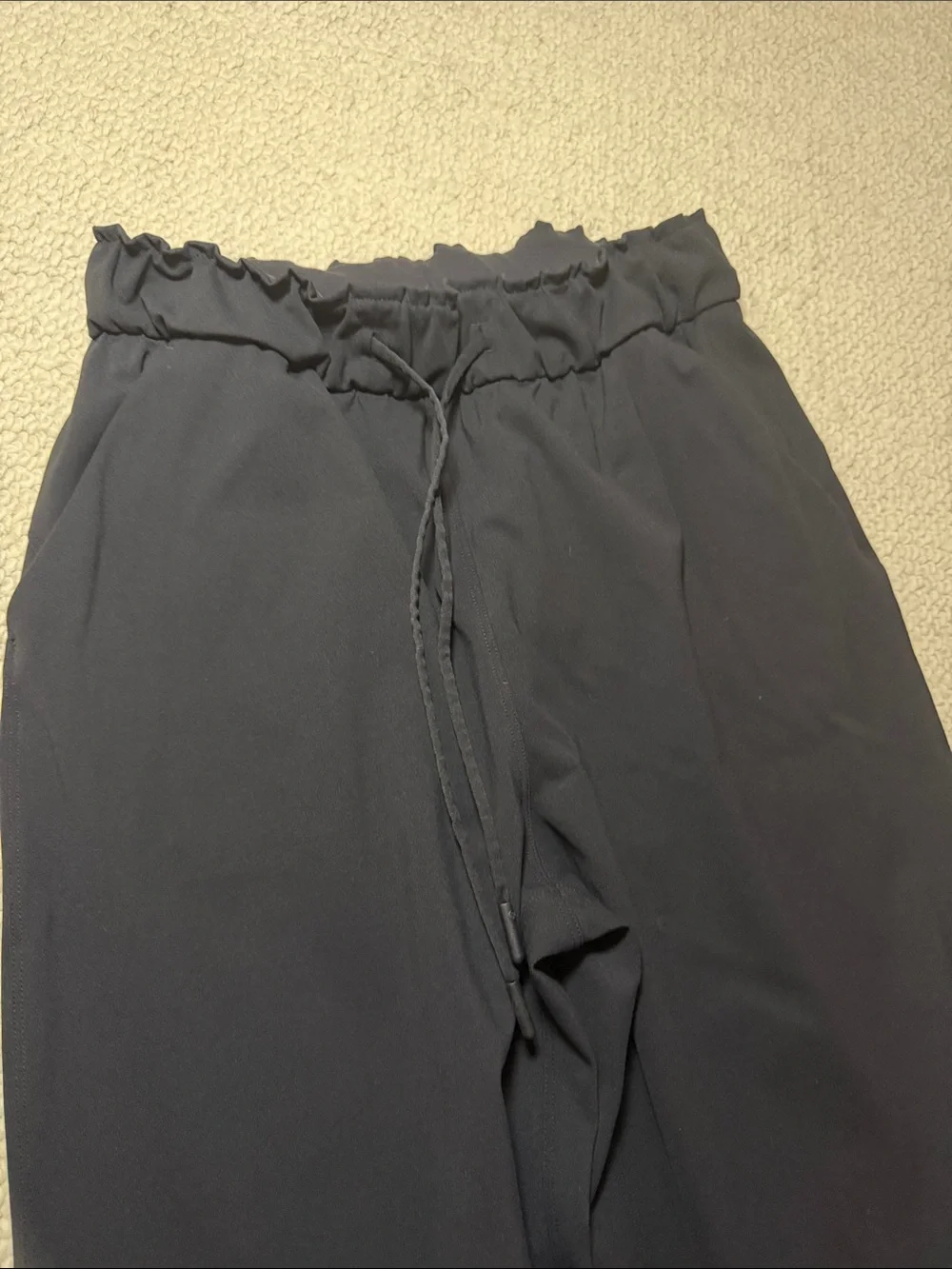 lululemon athletica Black Paperbag-Waist Joggers